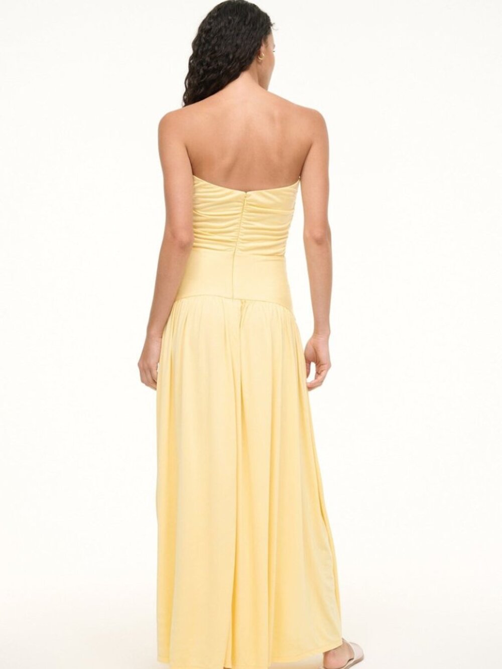 STAUD Strapless Yellow Maxi Dress - Picture 11 of 16